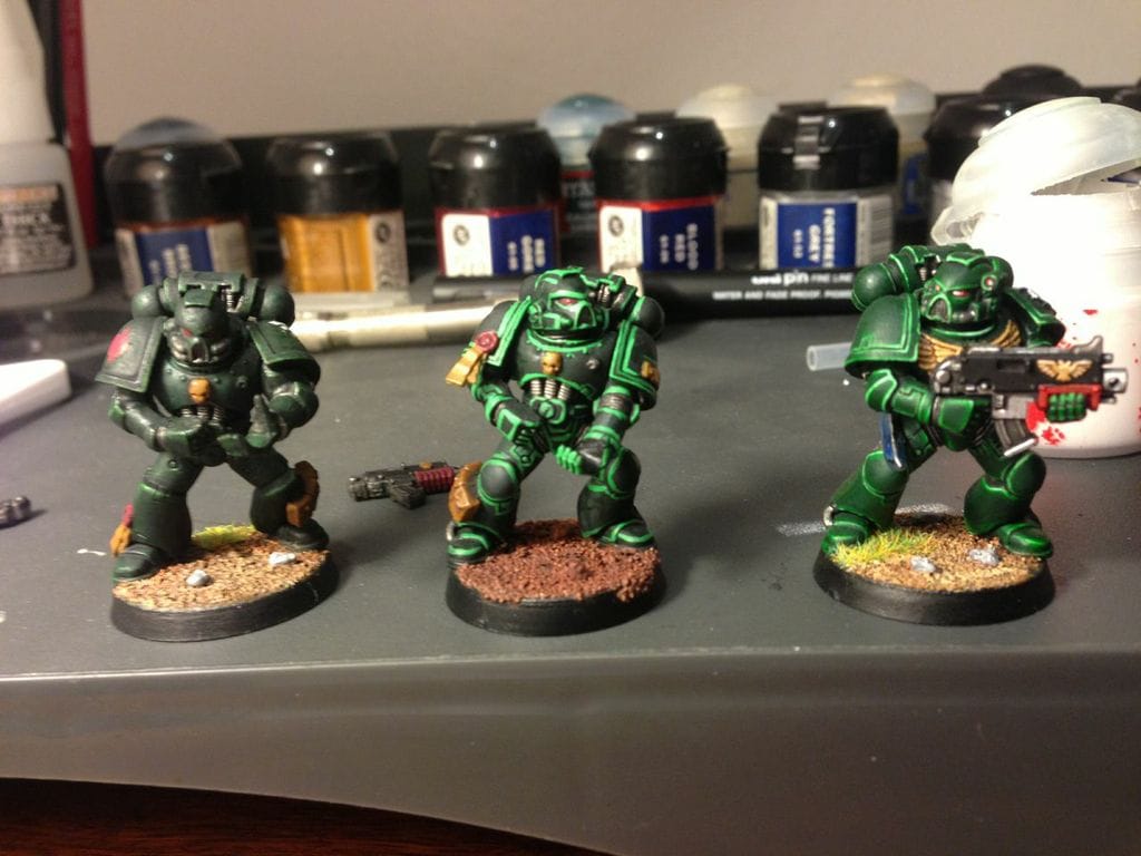 How I Paint Dark Angels