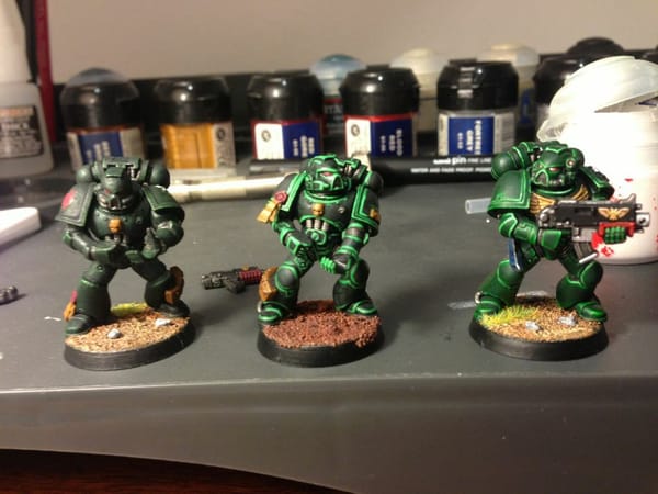 How I Paint Dark Angels
